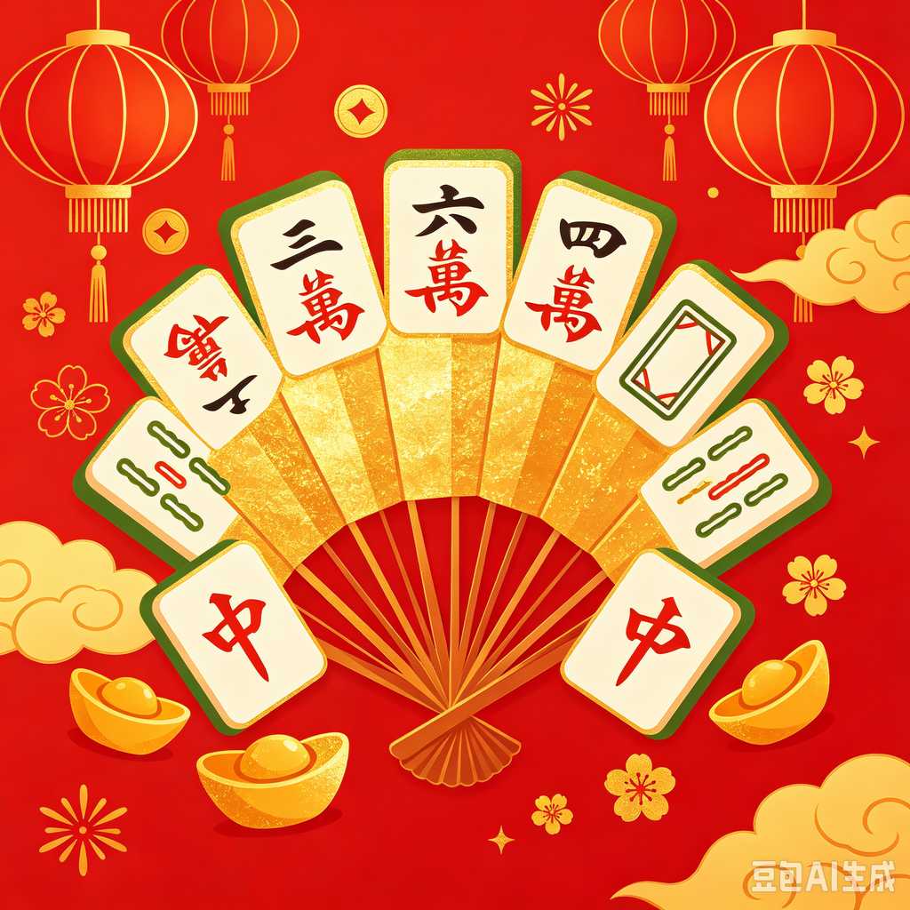 oriental style mahjong tiles