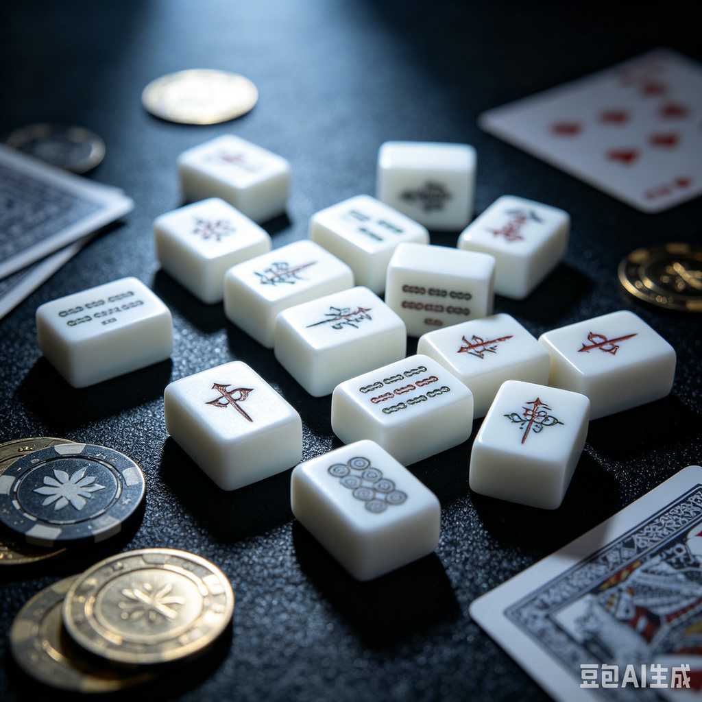 mini travel mahjong set lightweight