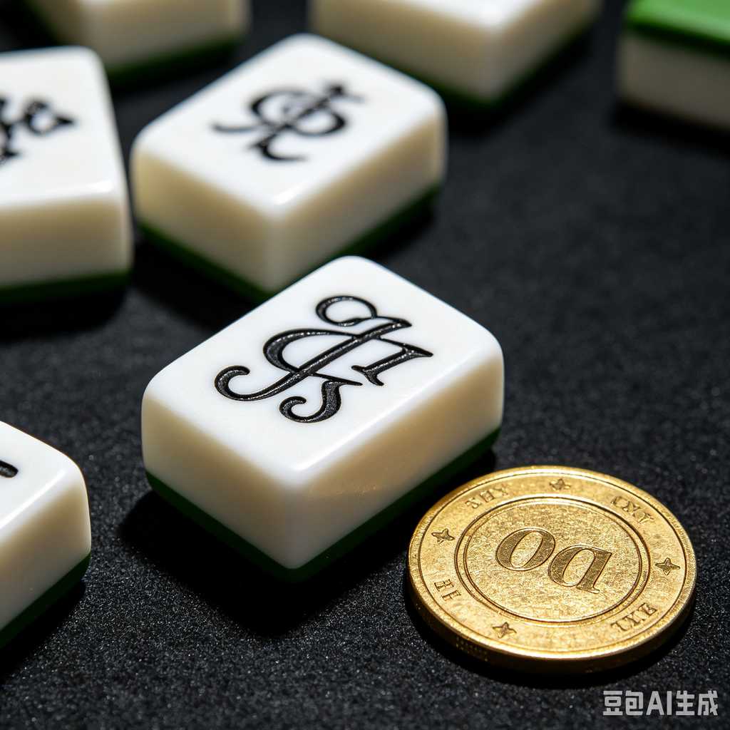 glossy mahjong tiles